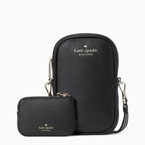 ♠️ Kate Spade Rosie pebbled NorthSouth crossbody